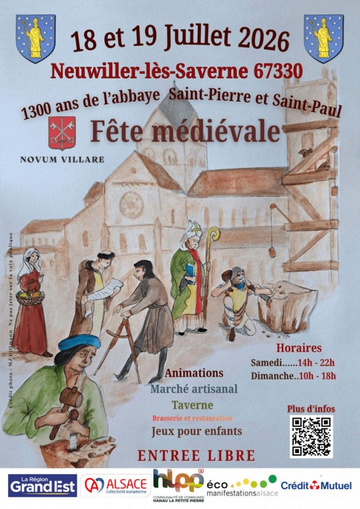 Fête médiévale des 1 300 ans de l&rsquo;abbaye Saint-Pierre-et-Saint-Paul
